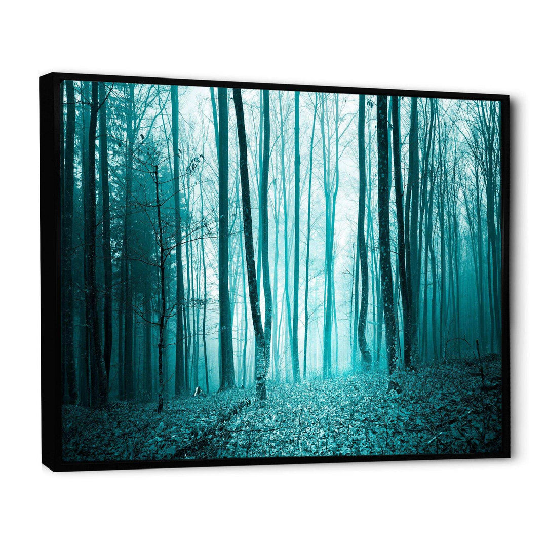 Turquoise Colored Magic Forest