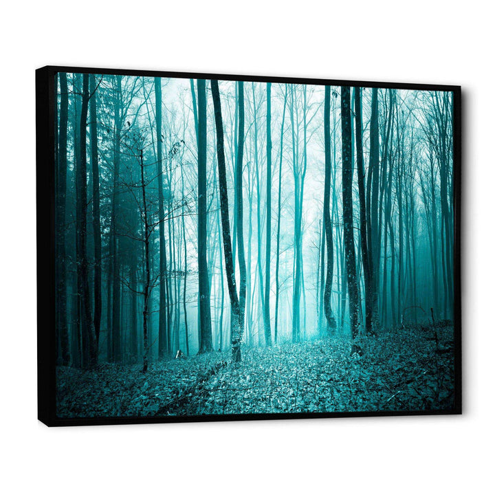 Turquoise Colored Magic Forest
