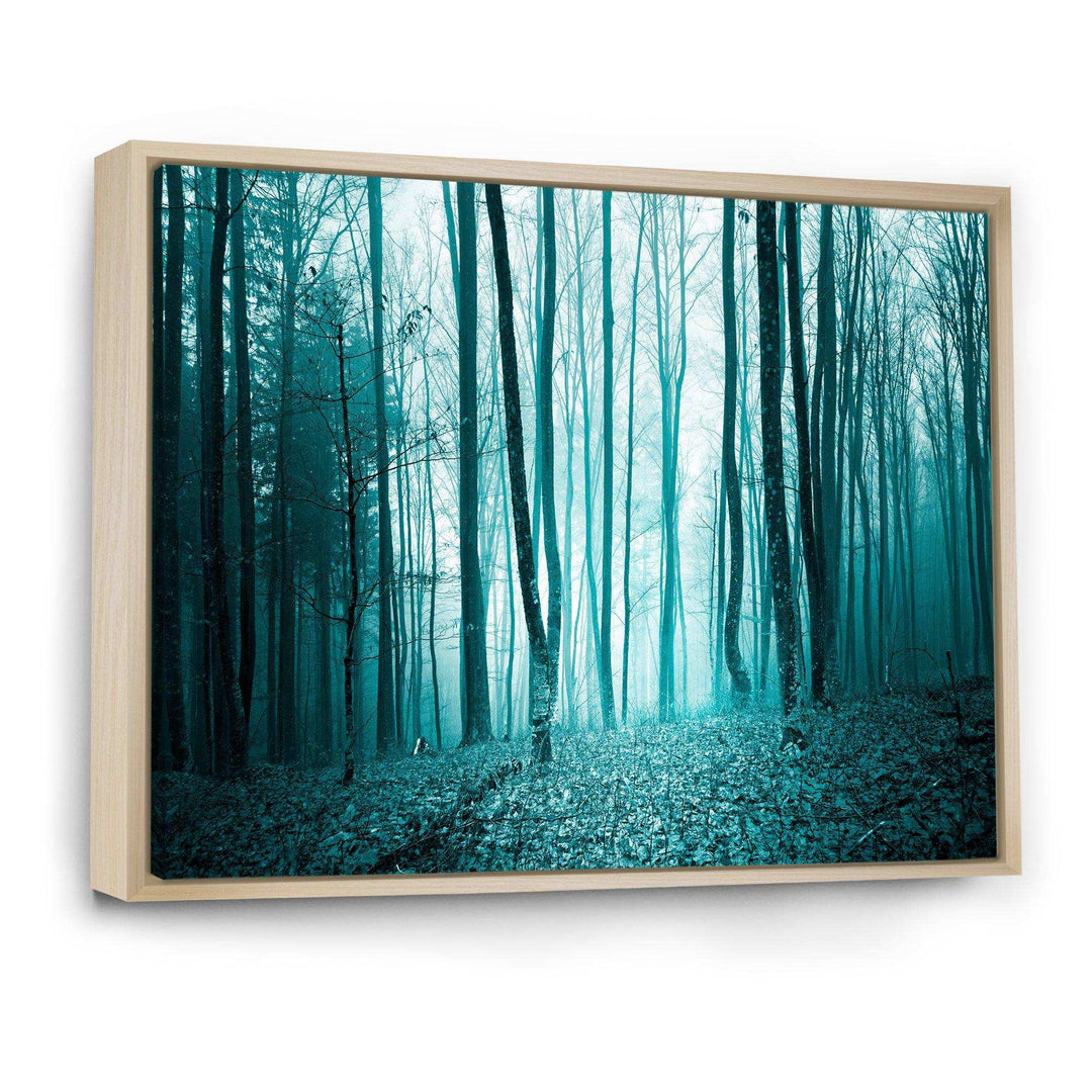 Turquoise Colored Magic Forest