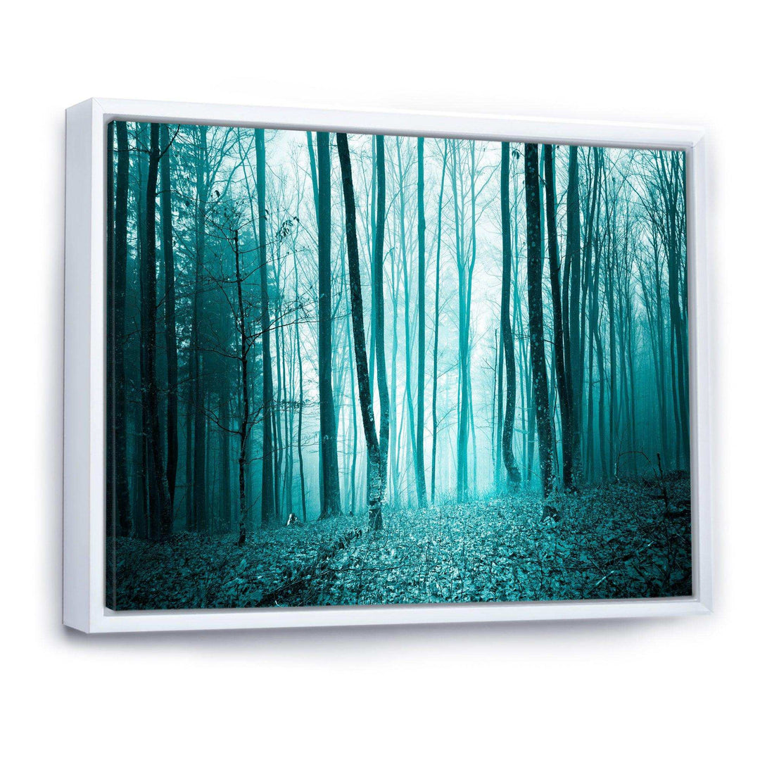 Turquoise Colored Magic Forest