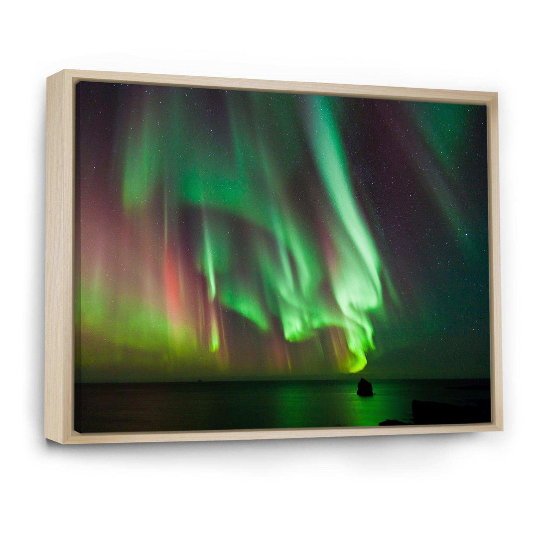 Green Northern Lights Aurora - Modern Wall Art Prints