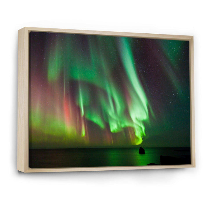 Green Northern Lights Aurora - Modern Wall Art Prints