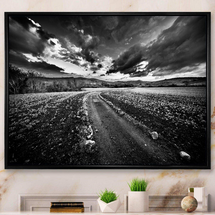 Black White Landscape from Sardinia