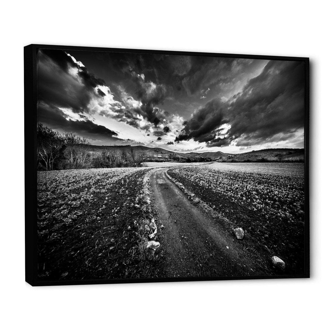 Black White Landscape from Sardinia
