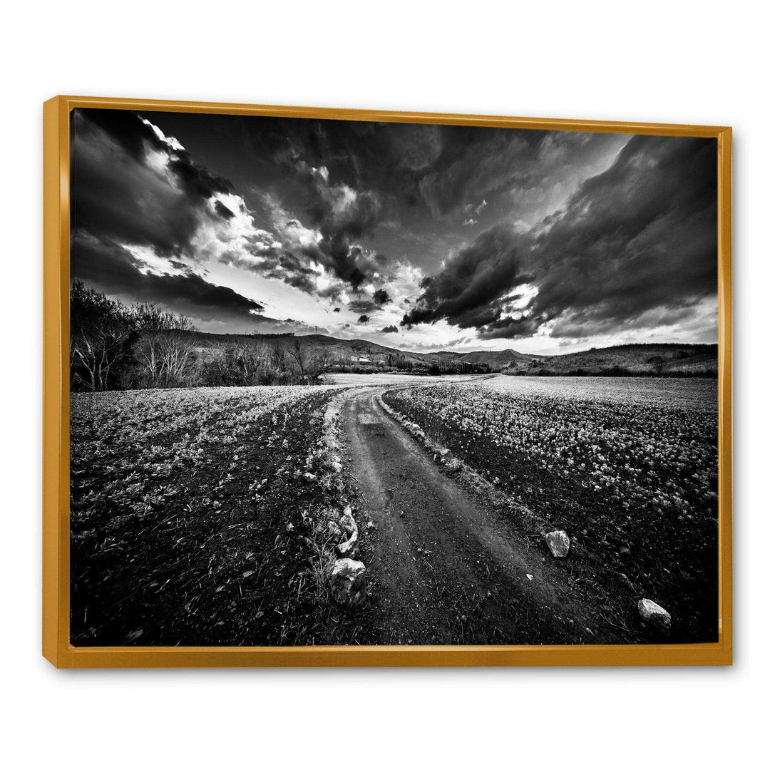 Black White Landscape from Sardinia
