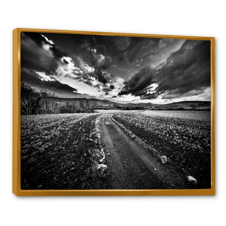 Black White Landscape from Sardinia