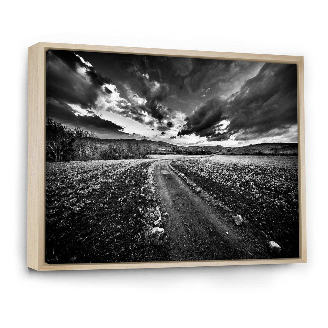 Black White Landscape from Sardinia