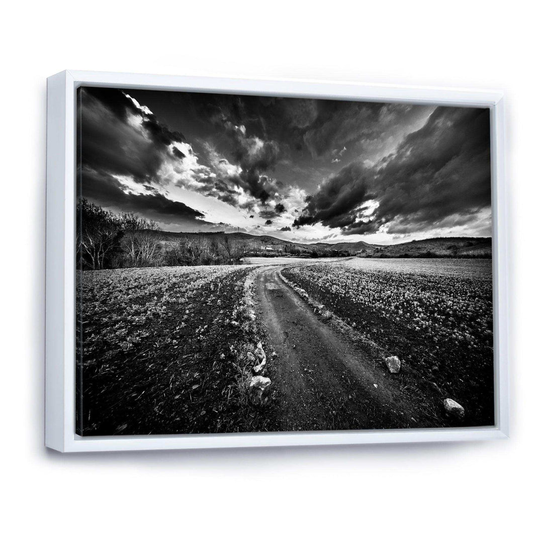 Black White Landscape from Sardinia