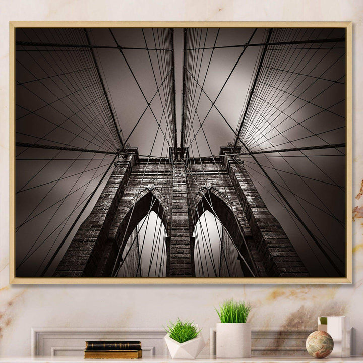 Brooklyn Bridge in NYC USA