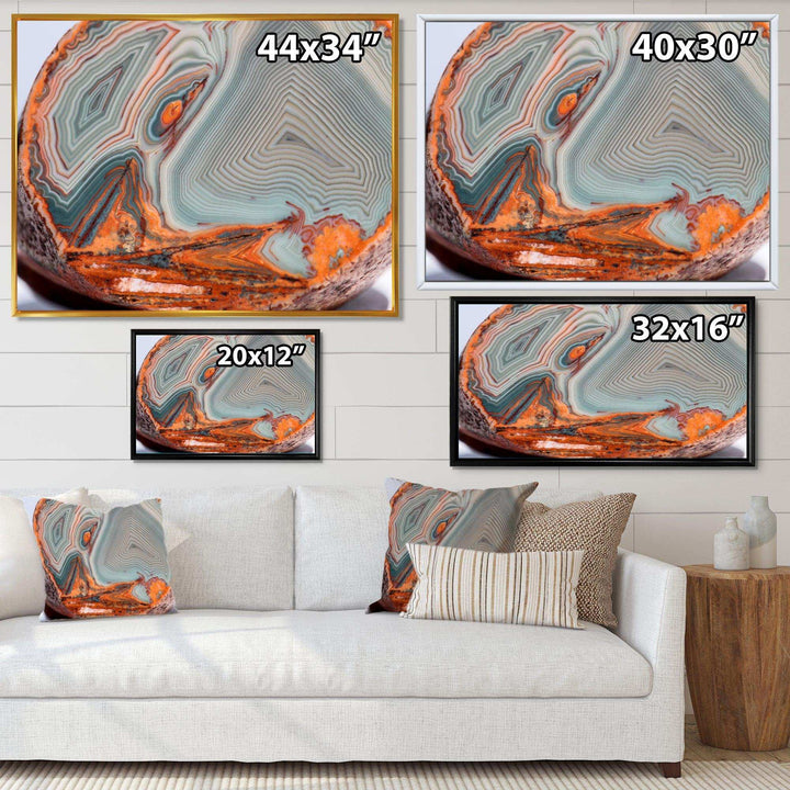 Beautiful Lake Superior Agate - Stone-geode Living Room Wall Decor