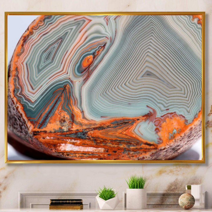 Beautiful Lake Superior Agate - Stone-geode Living Room Wall Decor