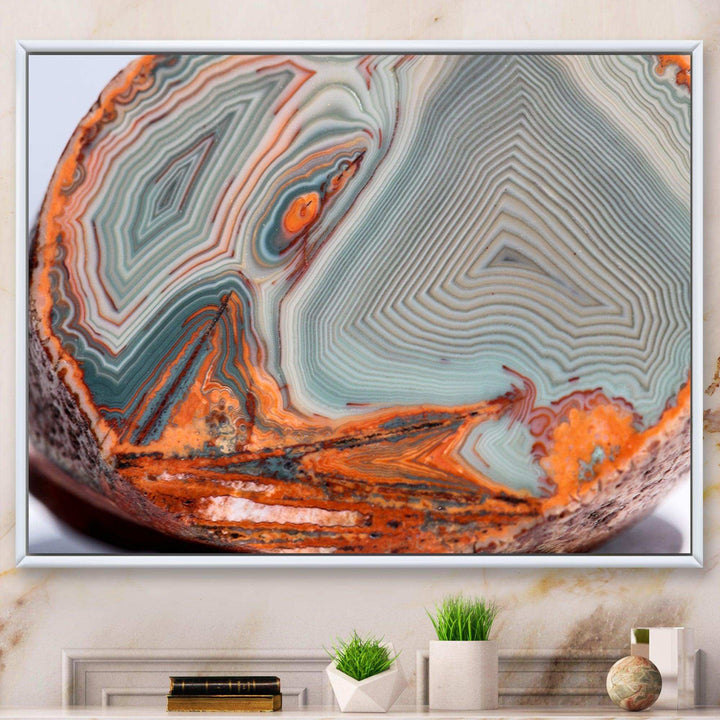 Beautiful Lake Superior Agate - Stone-geode Living Room Wall Decor