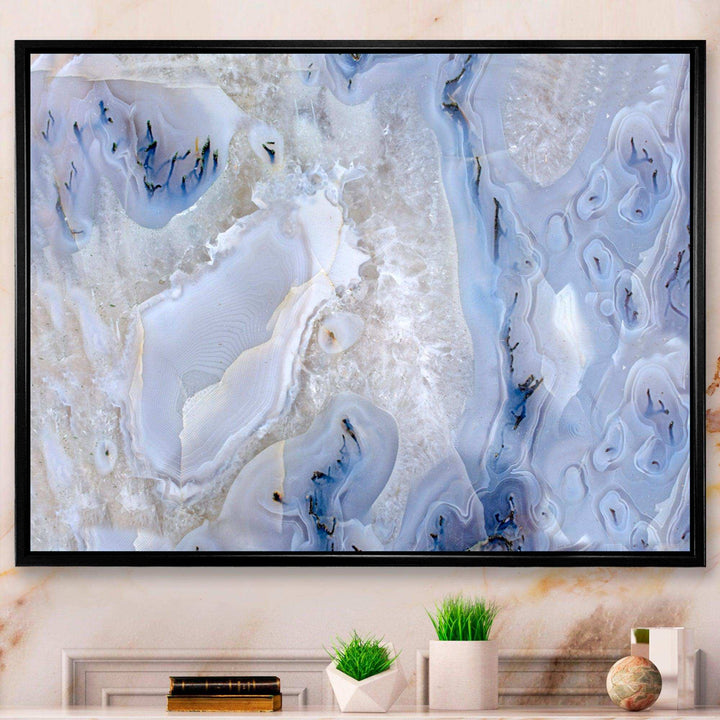 Agate Stone Background - Modern Wall Art Prints