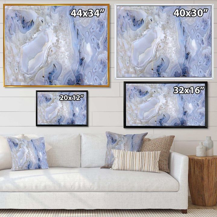 Agate Stone Background - Modern Wall Art Prints