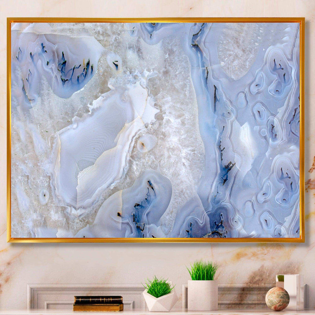 Agate Stone Background - Modern Wall Art Prints
