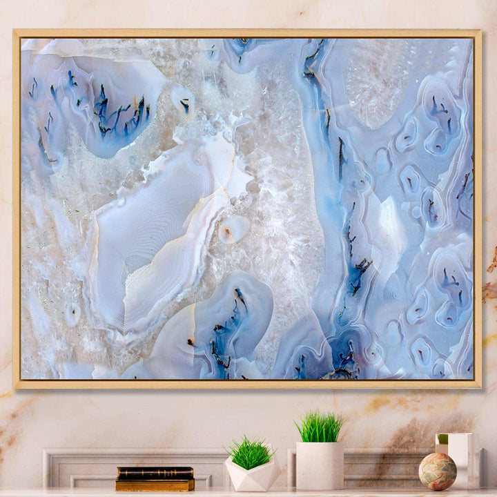 Agate Stone Background - Modern Wall Art Prints