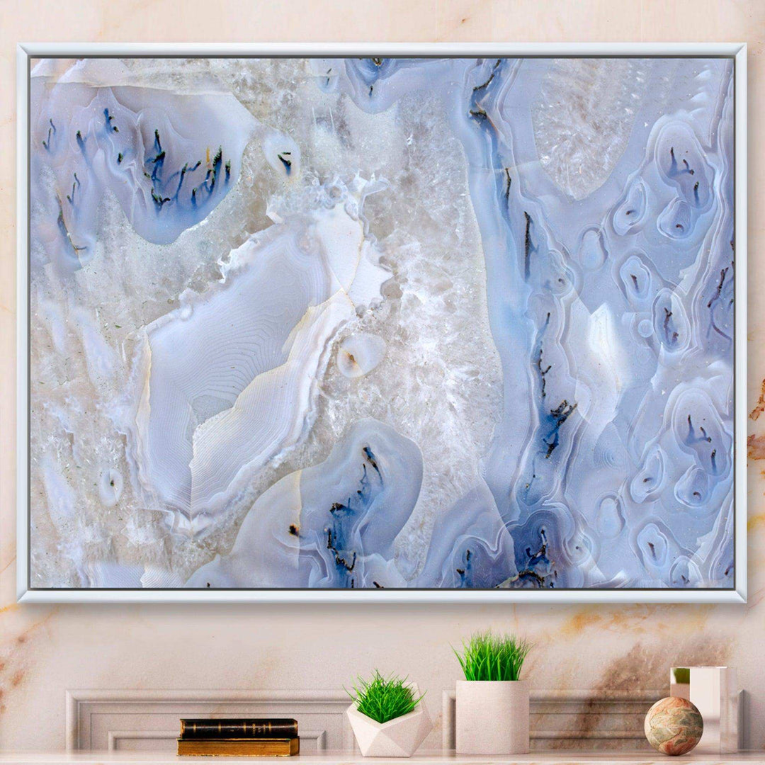 Agate Stone Background - Modern Wall Art Prints