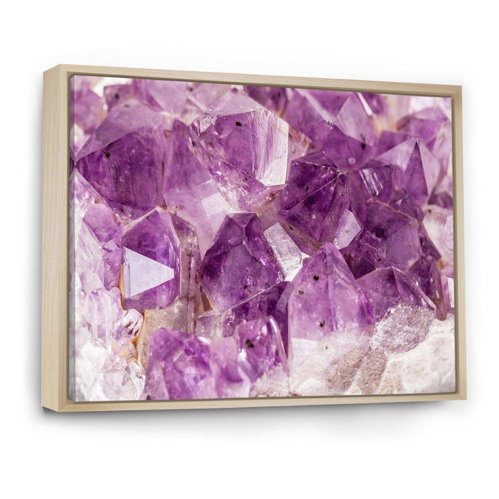 Purple Amethyst Macro - Modern Bedroom Wall Art
