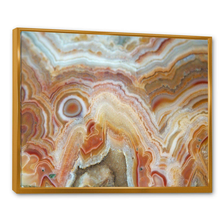 Strips and Ovals on Agate - Modern Bedroom Wall Art