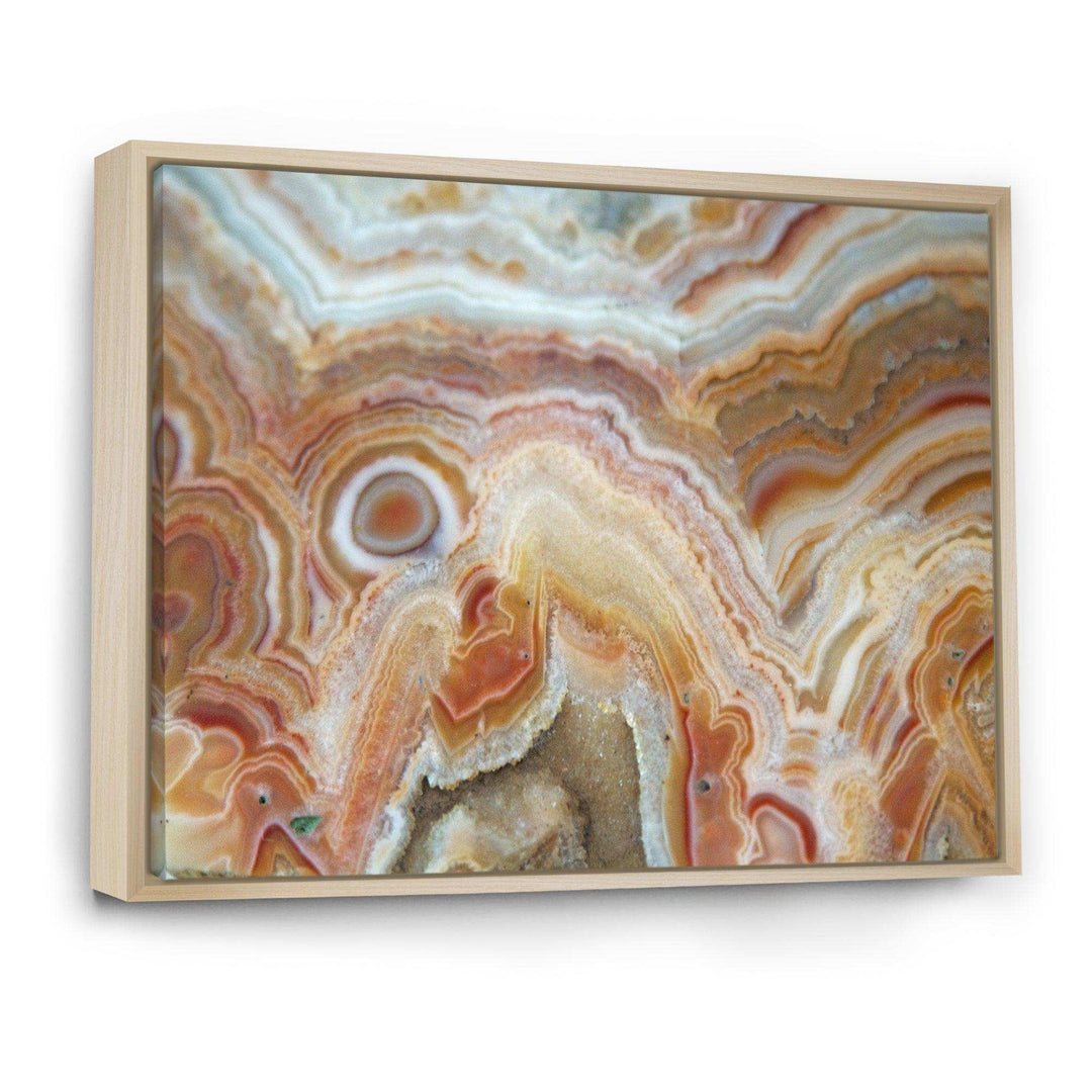 Strips and Ovals on Agate - Modern Bedroom Wall Art