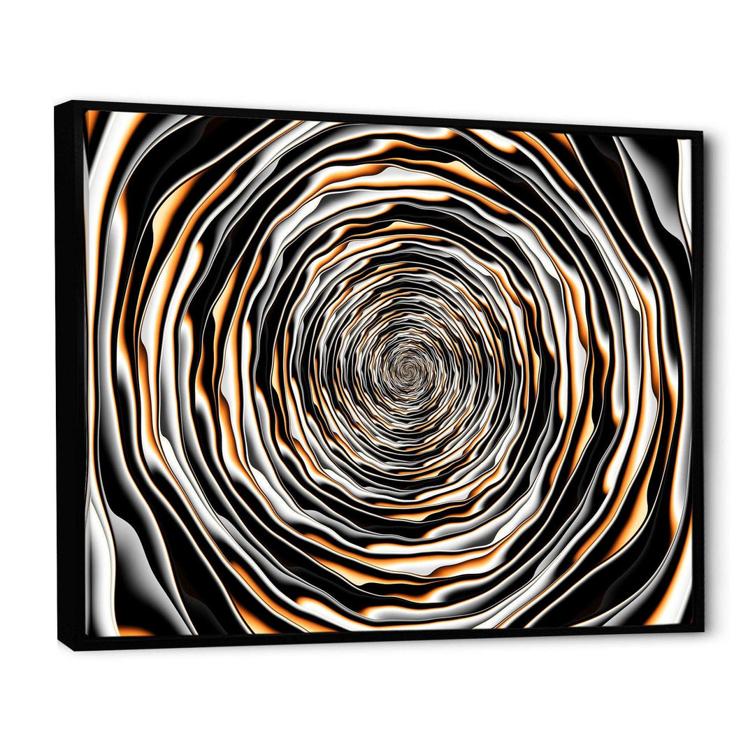 Fractal Rotating Abstract Design - Modern Bedroom Wall Art