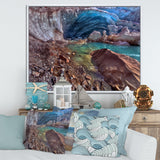 Stylish and Colorful Glacier Cave