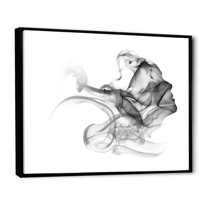 Woman and Smoke Double Exposure - Fashion Bedroom Wall Art
