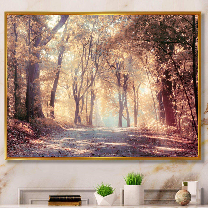Golden Autumn Beautiful Forest