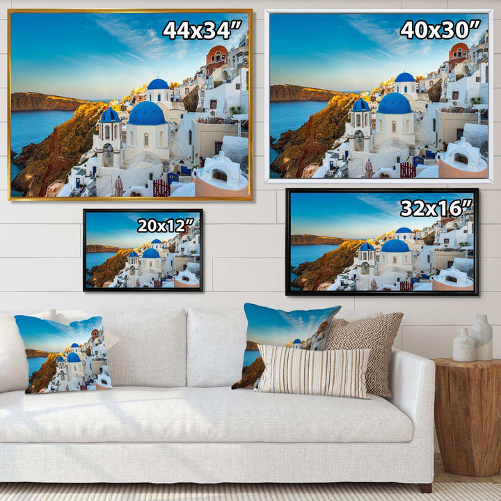 Beautiful Santorin Houses Greece