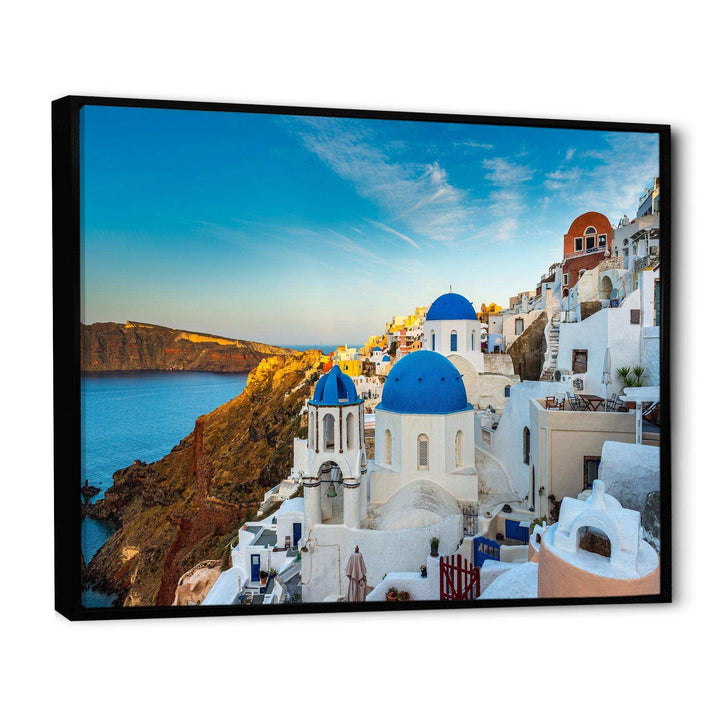 Beautiful Santorin Houses Greece