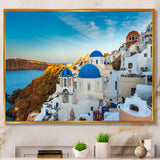 Beautiful Santorin Houses Greece