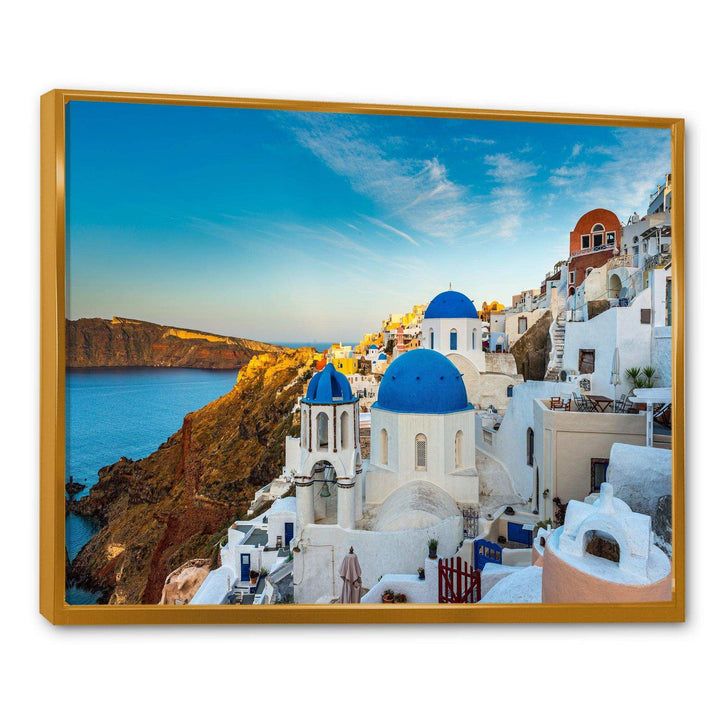 Beautiful Santorin Houses Greece