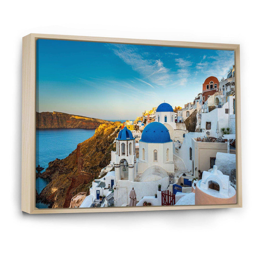 Beautiful Santorin Houses Greece