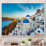 Beautiful Santorin Houses Greece