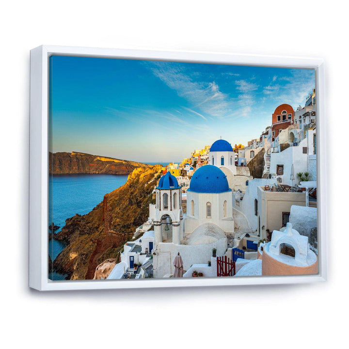 Beautiful Santorin Houses Greece