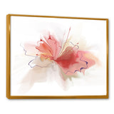 Pink Watercolor Flower Sketch
