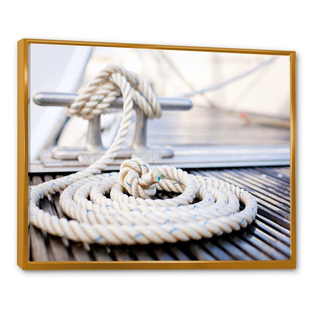 White Nautical Mooring Rope