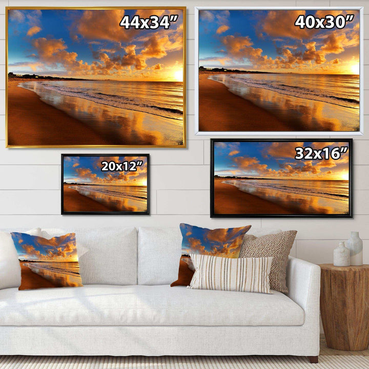 Colorful Sunset on the Beach