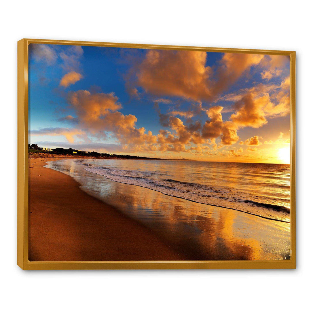 Colorful Sunset on the Beach