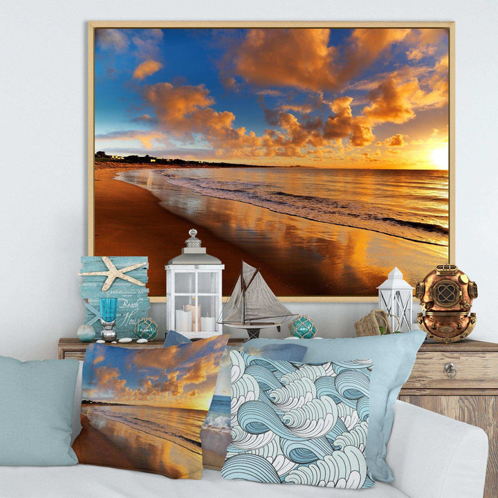 Colorful Sunset on the Beach
