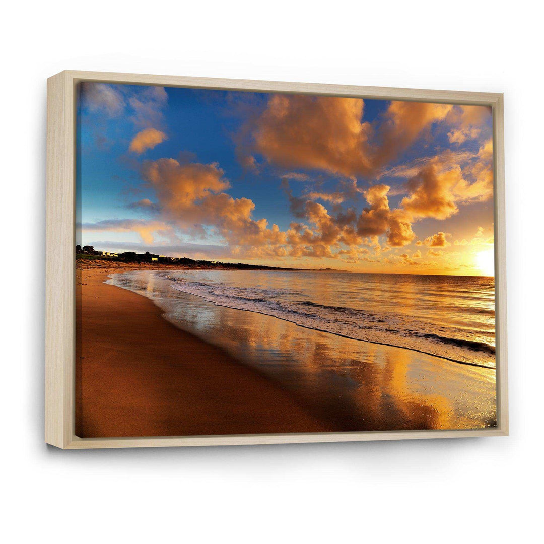 Colorful Sunset on the Beach