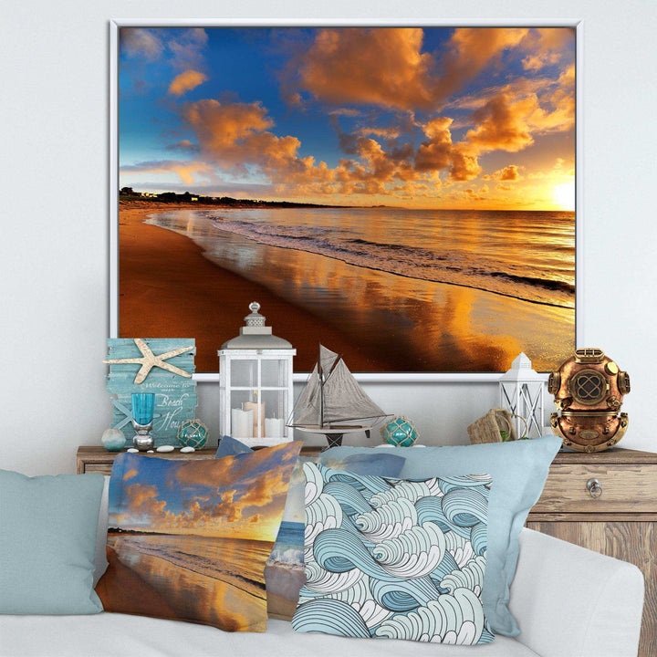 Colorful Sunset on the Beach