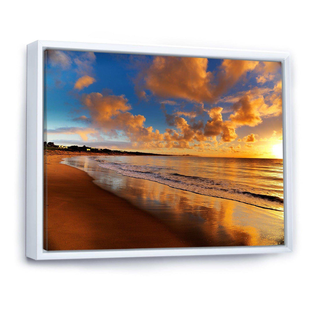 Colorful Sunset on the Beach