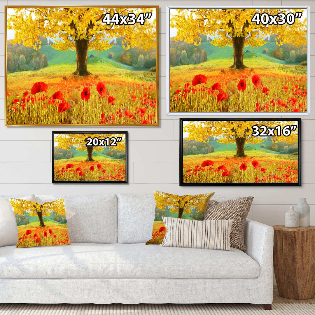 Beautiful Autumn Yellow Tree