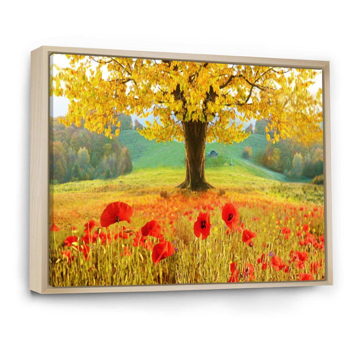 Beautiful Autumn Yellow Tree