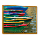 Color Boats on Phewa Lake Nepal