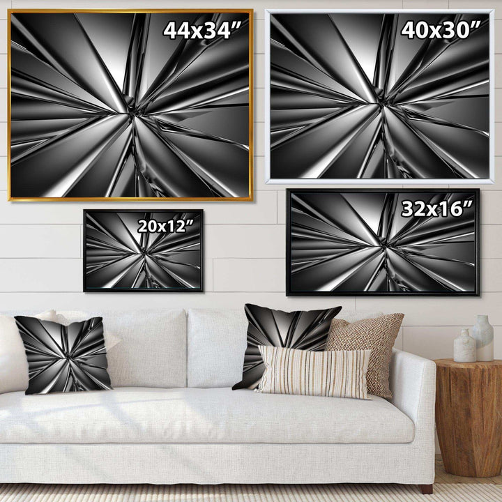 Futuristic Crystal Background - Modern Wall Art Prints