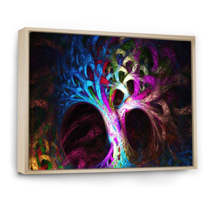 Magical Multi color Psychedelic Tree - Modern Wall Art Prints