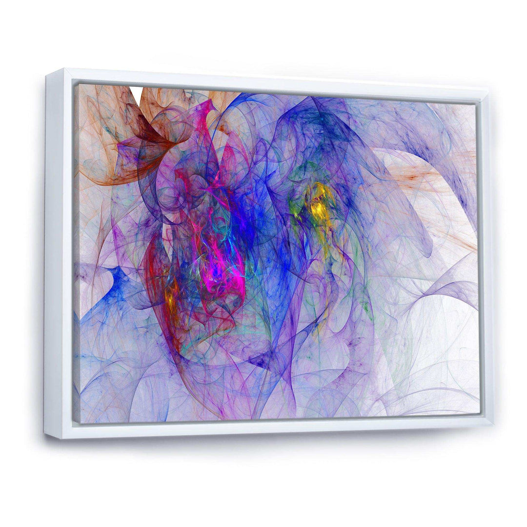 Blue Mystic Psychedelic Texture - Modern Canvas Wall Art