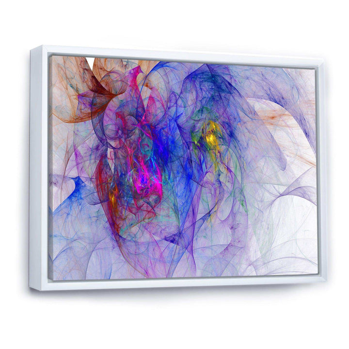 Blue Mystic Psychedelic Texture - Modern Canvas Wall Art